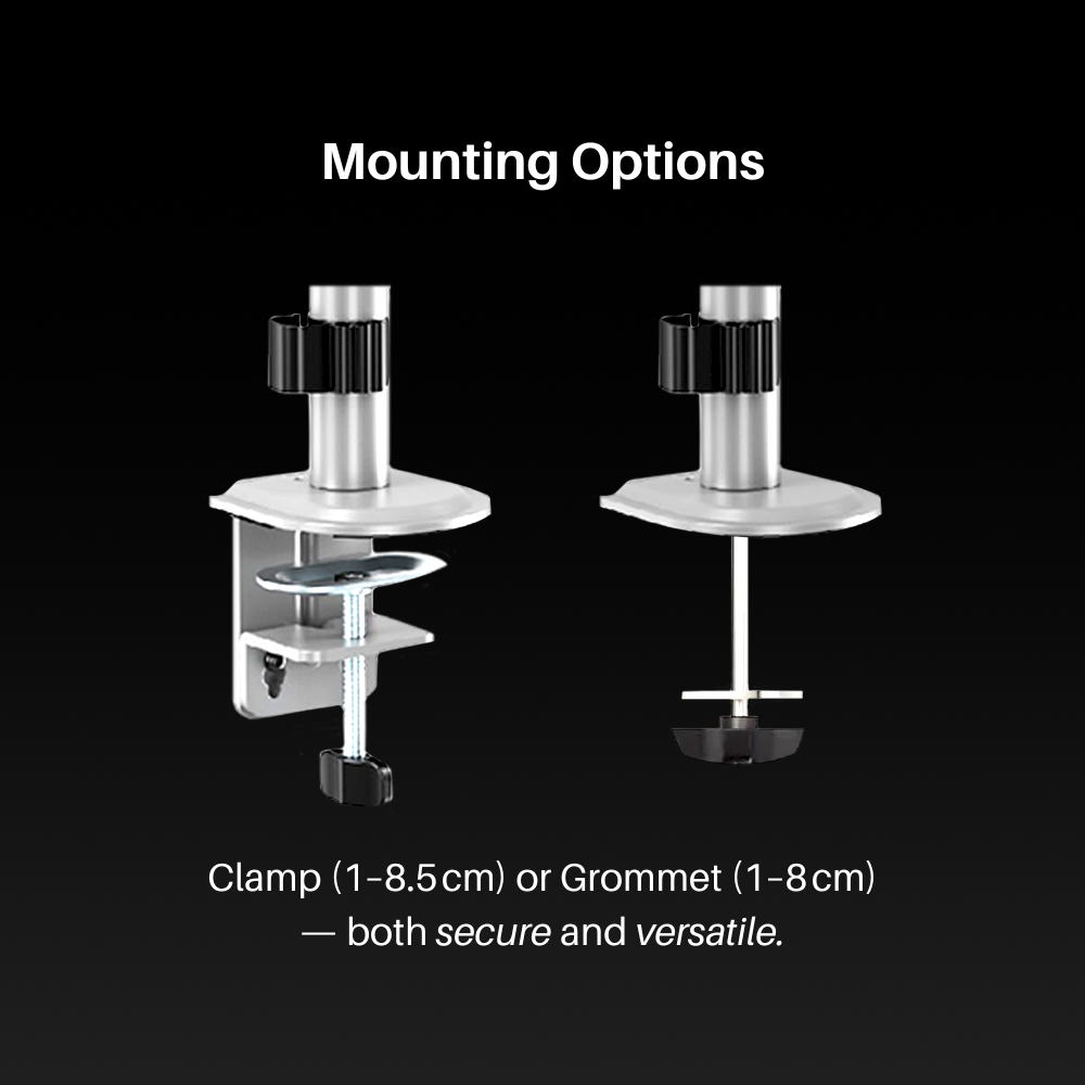 Vertical Dual Monitor Arm