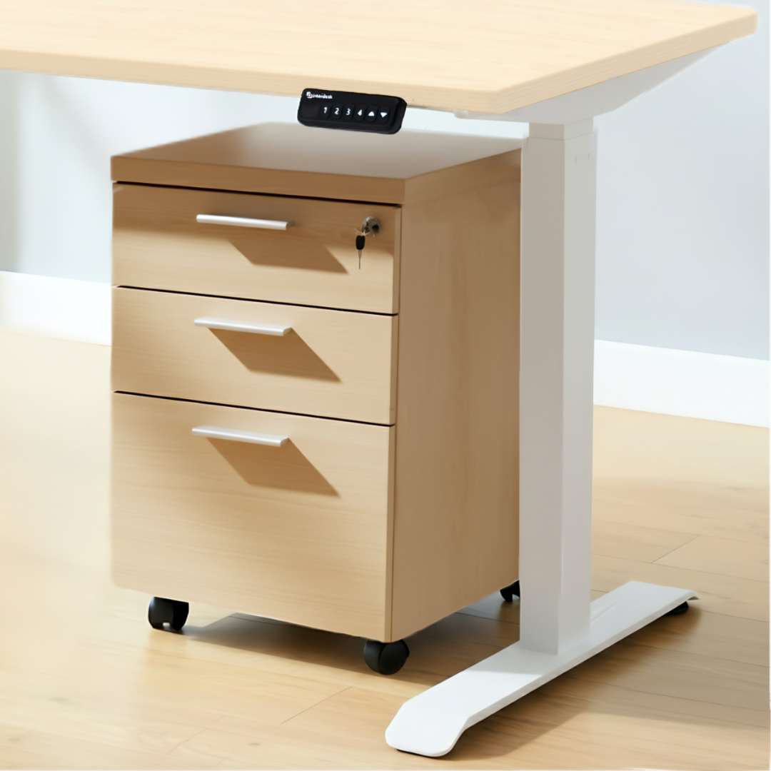 interdesk maple pedestal