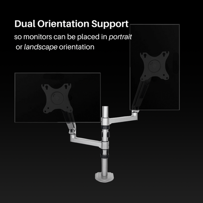 Vertical Dual Monitor Arm