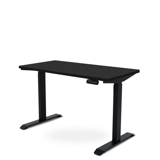 Interdesk™ Custom Height Adjustable Study Table - Black