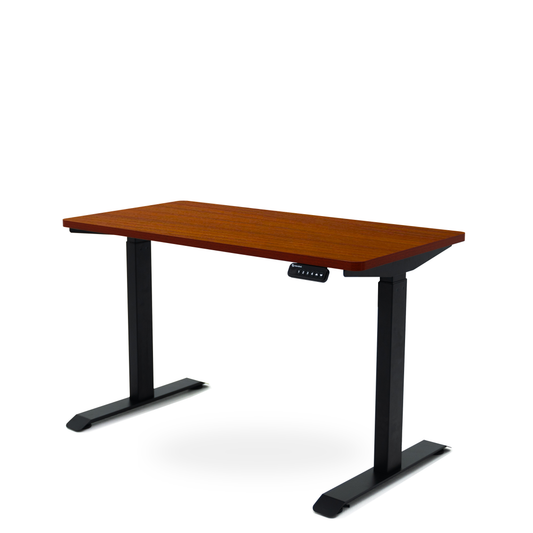 Interdesk™ Custom Height Adjustable Study Table - Cherry