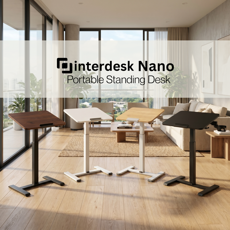Interdesk™ Nano | Portable Compact Standing Desk