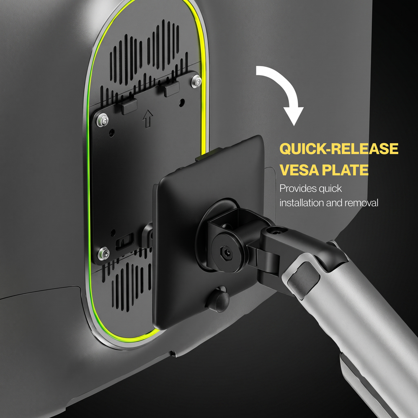 Dual RGB Monitor Arm