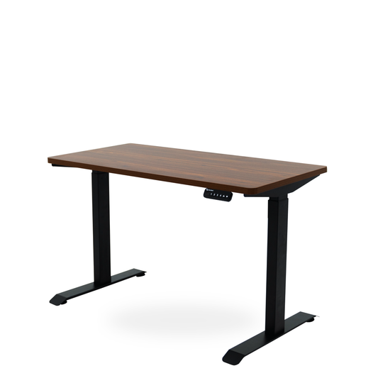 Interdesk™ Custom Height Adjustable Study Table - Walnut