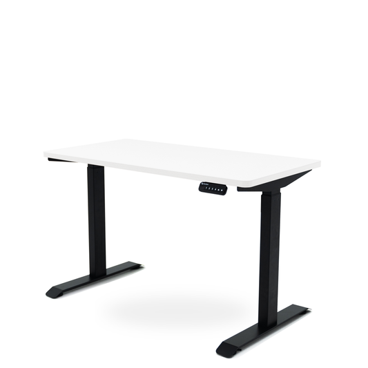 Interdesk™ Custom Height Adjustable Study Table - White