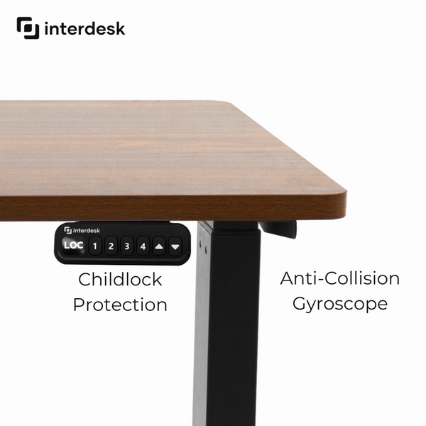 Interdesk™ Pro Height Adjustable Ergonomic Standing Desk