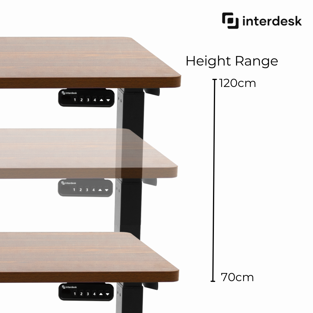 Interdesk™ Pro Height Adjustable Ergonomic Standing Desk