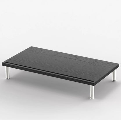 interdesk black monitor riser