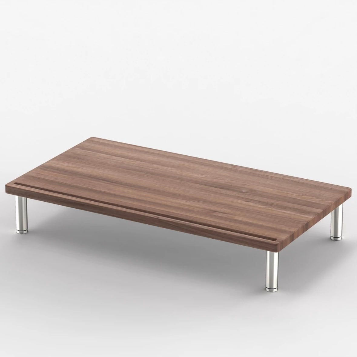 interdesk walnut monitor riser