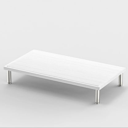 interdesk white monitor riser